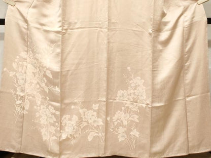 平和屋着物■訪問着　枝花文　正絹　逸品　CABC6397ev
