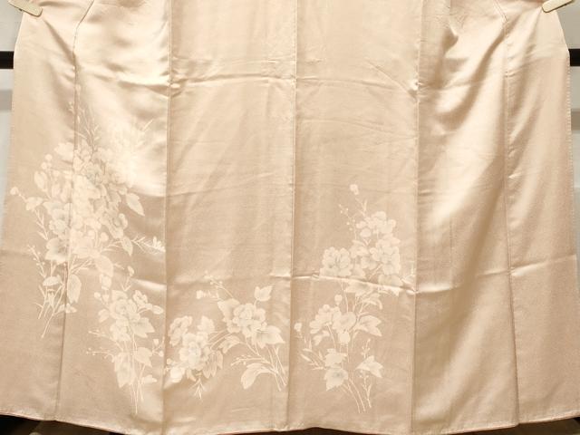 平和屋着物■訪問着　枝花文　正絹　逸品　CABC6397ev