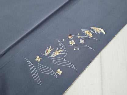 平和屋着物●訪問着 浜松舟花文 暈し染め 金彩 正絹 逸品 CABC6402yc