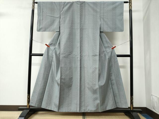 平和屋着物●本場大島紬 吉祥更紗花間道 正絹 逸品 CABC6424yc