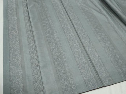 平和屋着物●本場大島紬 吉祥更紗花間道 正絹 逸品 CABC6424yc