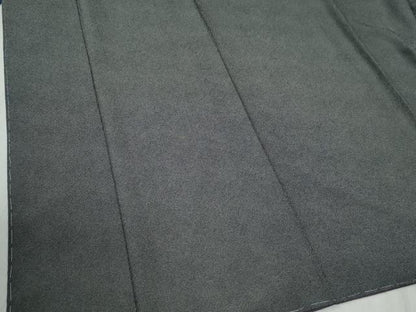 平和屋着物●江戸小紋 鮫小紋柄 黒地 正絹 逸品 未使用 CABC6425yc