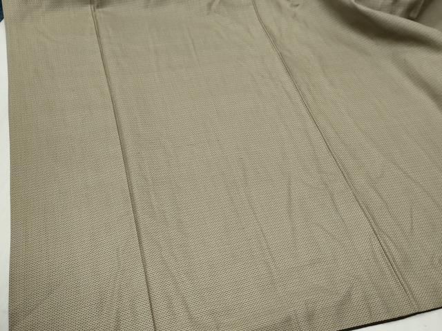 平和屋着物●男性 お召 アンサンブル 80亀甲 正絹 逸品 CABC6426yc