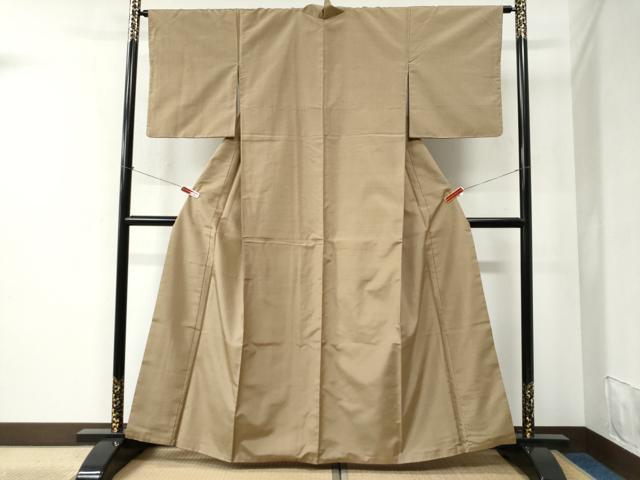 平和屋着物●上質な紬 縞 正絹 逸品 CABC6428yc