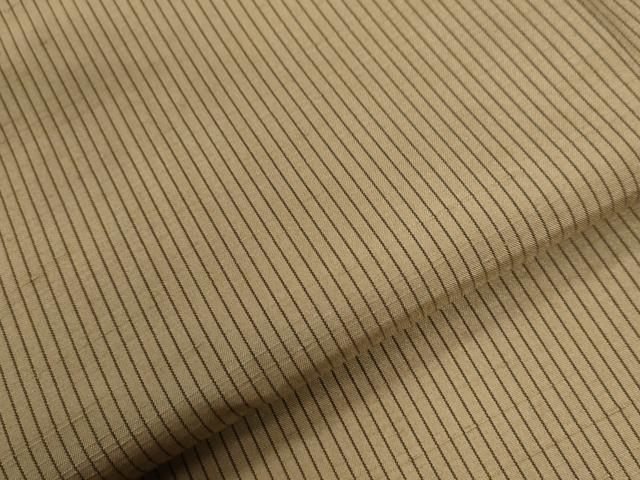 平和屋着物●上質な紬 縞 正絹 逸品 CABC6428yc