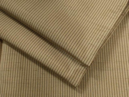 平和屋着物●上質な紬 縞 正絹 逸品 CABC6428yc