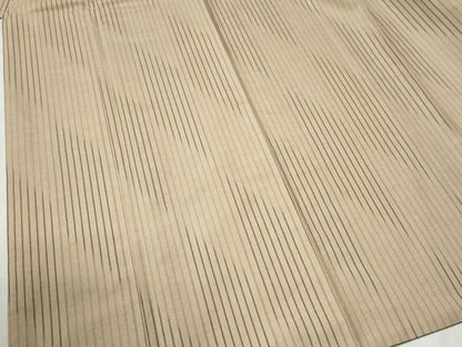 平和屋着物●上質な紬 縞 正絹 逸品 CABC6429yc