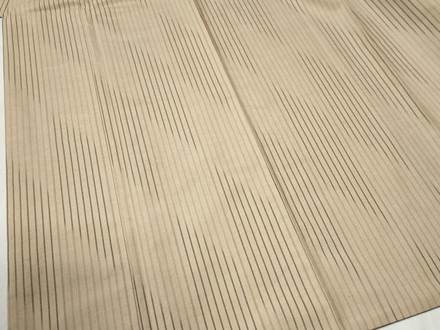 平和屋着物●上質な紬 縞 正絹 逸品 CABC6429yc