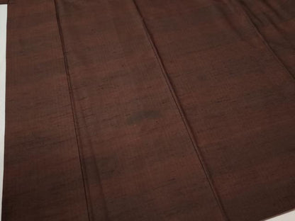 平和屋着物●上質な紬 霞文 正絹 逸品 CABC6432yc