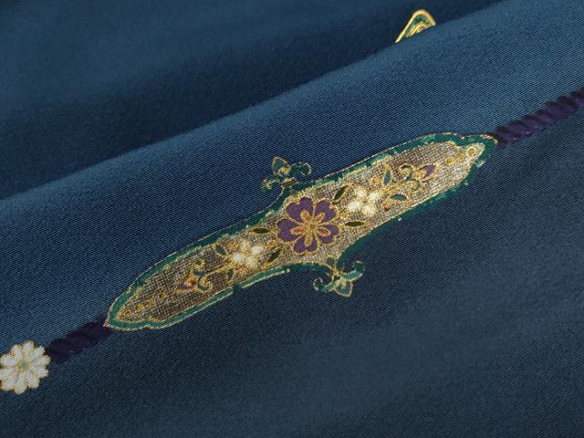 平和屋着物●訪問着 刺繍 簪 櫛 暈し染め 金彩 正絹 逸品 CABC6435yc