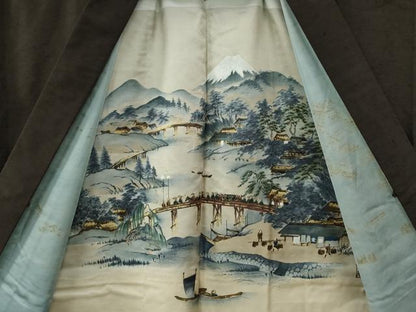 平和屋着物●男性 紬 アンサンブル 色無地 赤墨色 正絹 逸品 CABC6437yc
