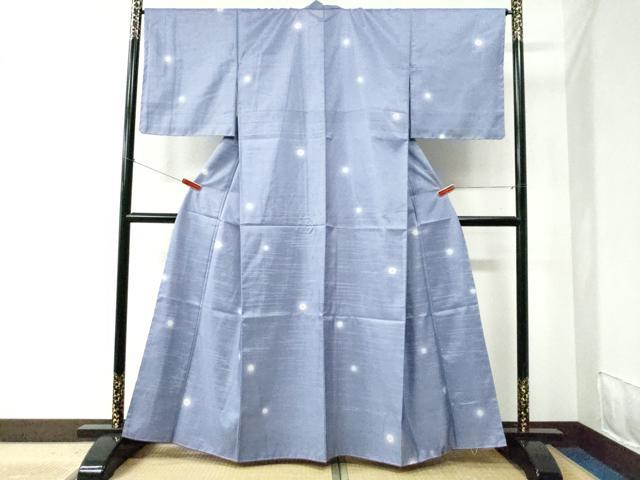 平和屋着物●小紋 蛍暈し 洗える着物 未使用 CABC6438yc