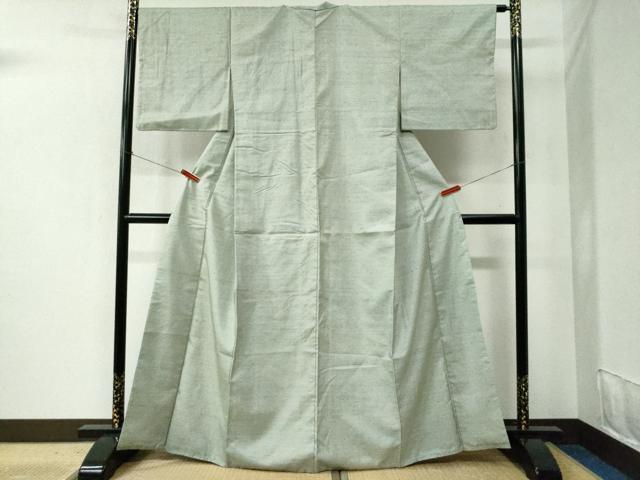 平和屋着物●紅花紬 米沢 霞文 正絹 逸品 CABC6439yc