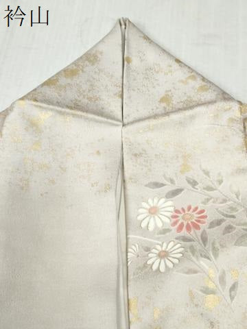 平和屋着物●訪問着 牡丹花文 暈し染め 金彩 正絹 逸品 CABC6463yc