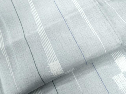 平和屋着物●長襦袢　単衣　間道　正絹　逸品　CABC6474yc