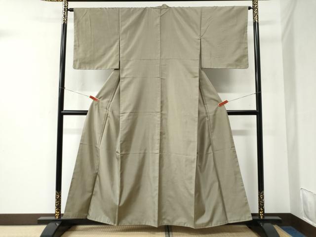 平和屋着物●上質な紬 蚊絣 正絹 逸品 未使用 CABC6478yc