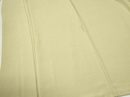 平和屋着物●上質な色無地 抹茶色 正絹 逸品 未使用 CABC6483yc