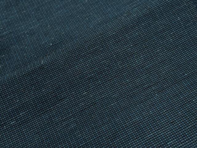 平和屋着物●男性 紬 アンサンブル・長襦袢セット 格子 正絹 逸品 未使用 CABC6492yc