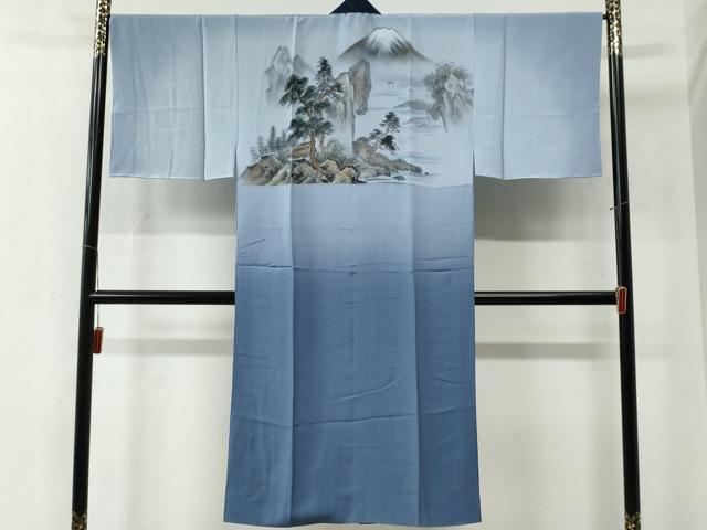 平和屋着物●男性 本場大島紬 アンサンブル・長襦袢セット 100亀甲 総詰め 正絹 逸品 未使用 CABC6493yc