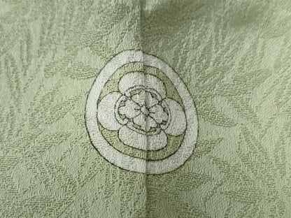 平和屋着物●無地絵羽訪問着 吉祥草花地紋 夏虫色 正絹 逸品 未使用 CABC6500yc