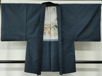 平和屋着物●男性 本場大島紬 アンサンブル 100亀甲 総詰め 武島トヨ子作 証紙付き 正絹 逸品 CABC6501yc