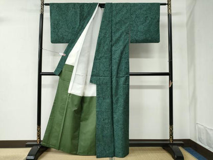 平和屋着物●本場大島紬 樹林文 藤絹織物謹製 証紙付き 正絹 逸品 CABC6508yc