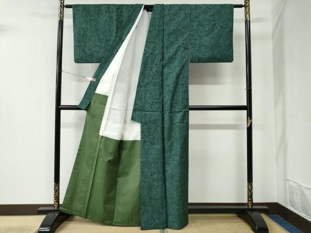 平和屋着物●本場大島紬 樹林文 藤絹織物謹製 証紙付き 正絹 逸品 CABC6508yc