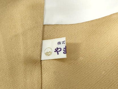 平和屋着物●訪問着 駒刺繍 雪輪草花文 暈し染め 金彩 やまと誂製 正絹 逸品 未使用 CABC6511yc