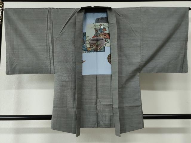 平和屋着物●男性 本場大島紬 アンサンブル 9マルキ 正絹 逸品 CABC6517yc