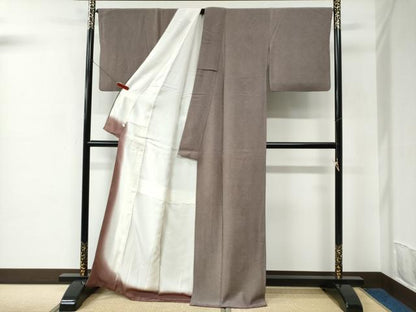 平和屋着物●江戸小紋　大小あられ　正絹　逸品　CABC6521yc