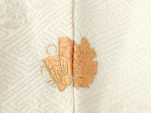 平和屋着物●訪問着　総刺繍　絞り　冊子草花文　金彩　正絹　逸品　CABC6522yc