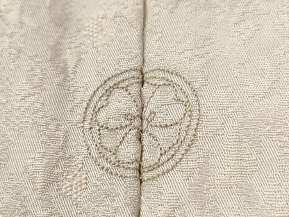 平和屋着物●染色作家　林淳一　訪問着　刺繍　芝草文　暈し染め　金糸　ますいわ屋扱い　正絹　逸品　CABC6527yc
