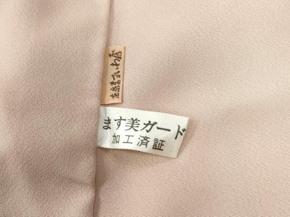 平和屋着物●染色作家　林淳一　訪問着　刺繍　芝草文　暈し染め　金糸　ますいわ屋扱い　正絹　逸品　CABC6527yc