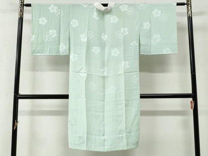平和屋着物●長襦袢　無双仕立て　ねじ花地紋　夏虫色　正絹　逸品　未使用　CABC6528yc