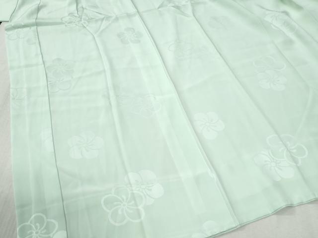 平和屋着物●長襦袢　無双仕立て　ねじ花地紋　夏虫色　正絹　逸品　未使用　CABC6528yc