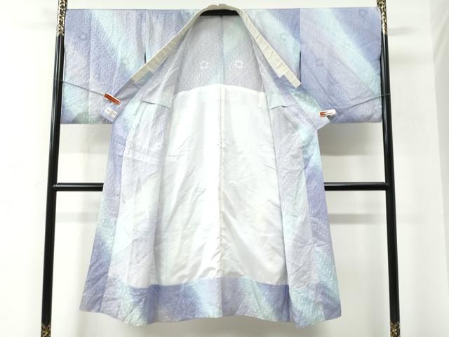 平和屋着物●長襦袢　無双仕立て　絞り　辻が花地紋　暈し染め　やまと誂製　正絹　逸品　CABC6531yc