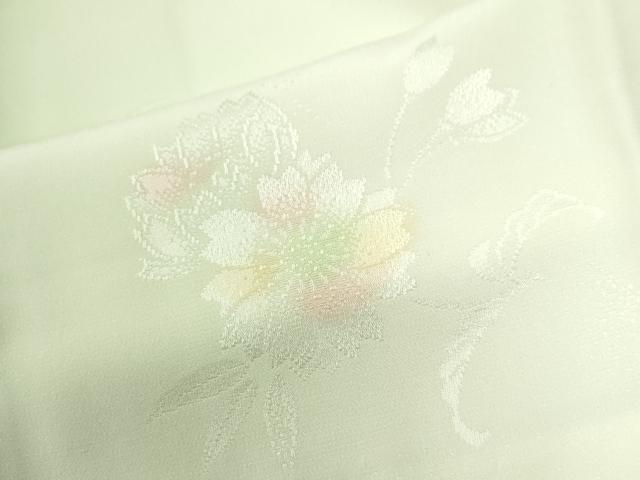 平和屋着物●長襦袢　無双仕立て　舞花地紋　暈し染め　やまと誂製　正絹　逸品　未使用　CABC6532yc