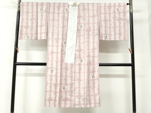 平和屋着物●長襦袢　無双仕立て　梟　フクロウ　正絹　逸品　CABC6533yc