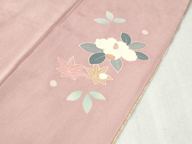 平和屋着物●訪問着　草花文　暈し染め　金彩　正絹　逸品　CABC6537yc