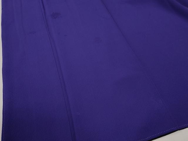 平和屋着物●世界的ファッションデザイナー　山本寛斎　kansaiブランド　振袖　舞花地紋　葡萄色　正絹　逸品　CABC6545yc