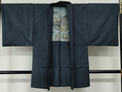 平和屋着物●男性 本場大島紬 アンサンブル 100亀甲 総詰め 正絹 逸品 CABC6546yc