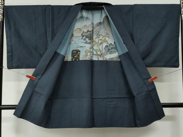 平和屋着物●男性 本場大島紬 アンサンブル 100亀甲 総詰め 正絹 逸品 CABC6546yc
