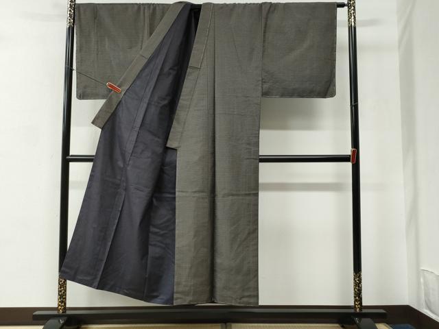 平和屋着物●男性 本場大島紬 アンサンブル 100亀甲 総詰め キングサイズ 正絹 逸品 未使用 CABC6547yc