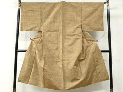 平和屋着物●男性　紬　霞文　正絹　逸品　CABC6550yc