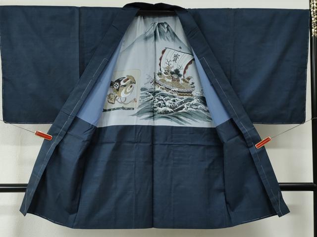 平和屋着物●男性 本場大島紬 アンサンブル・長襦袢セット 100亀甲 総詰め 正絹 逸品 未使用 CABC6551yc