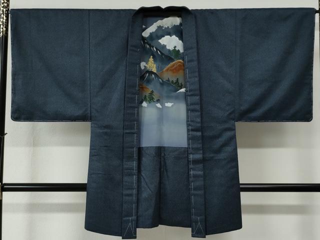 平和屋着物●男性 本場大島紬 アンサンブル 100亀甲 総詰め 正絹 逸品 未使用 CABC6552yc