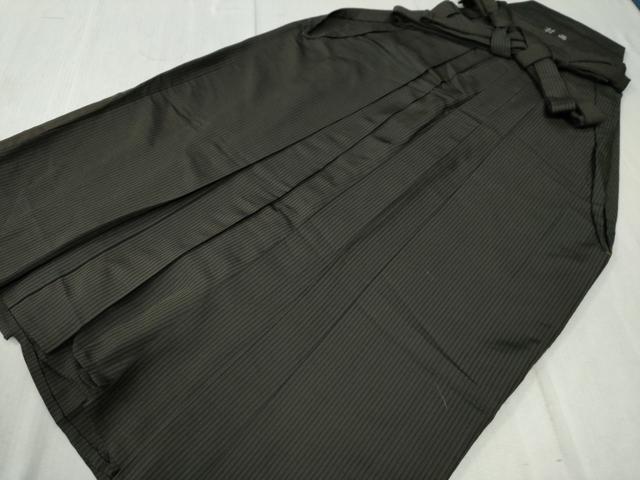 平和屋着物●男性 馬乗り袴 縞 正絹 逸品 CABC6556yc