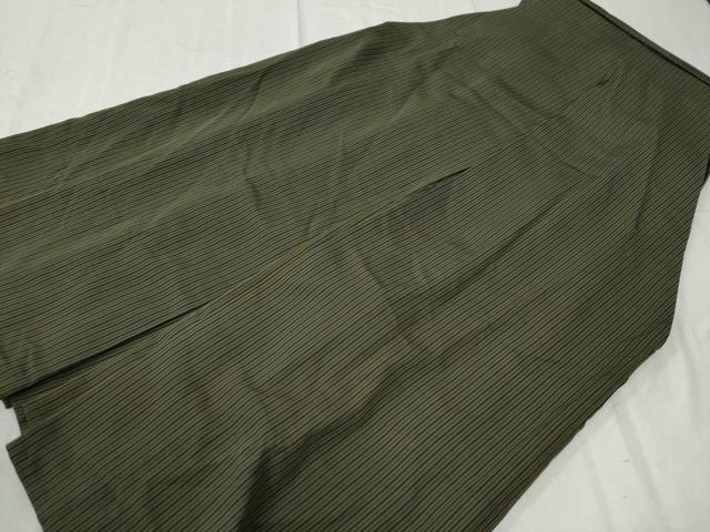 平和屋着物●男性 馬乗り袴 間道 正絹 逸品 CABC6561yc