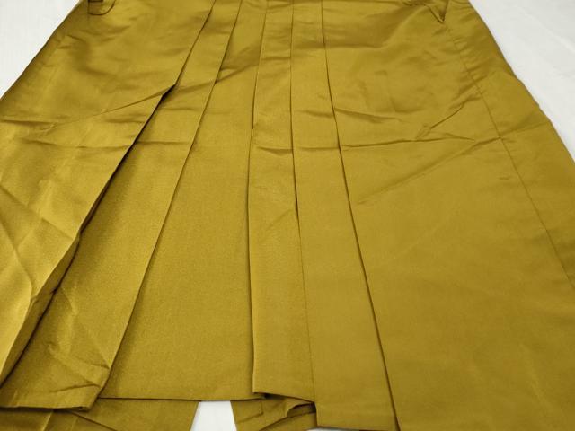 平和屋着物●男性 馬乗り袴 桑茶色 正絹 逸品 CABC6562yc