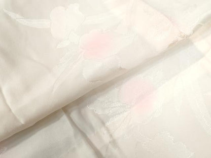 平和屋着物●振袖用長襦袢 無双仕立て 杜若地紋 暈し染め 正絹 逸品 未使用 CABC6563yc